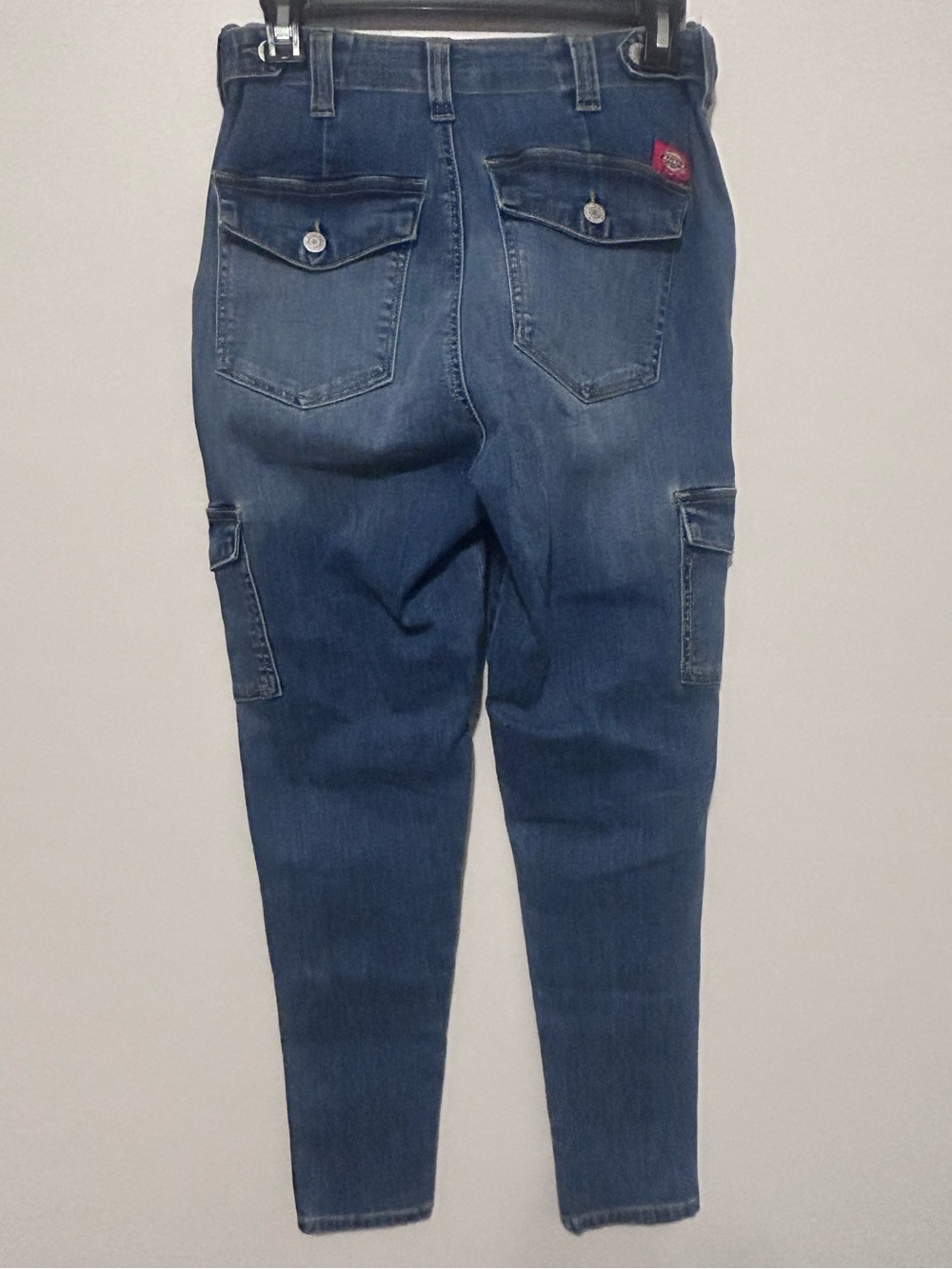 Dickies Women's Blue Skinny Cargo Jeans size 7 - Picture 2 of 8